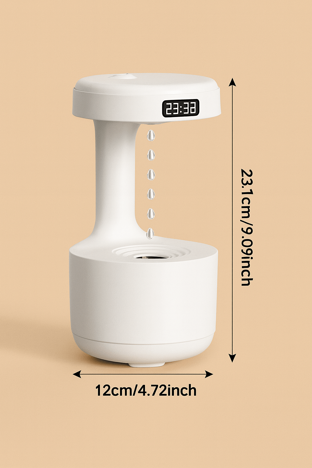 800ML Gravity Water Droplets Aroma Diffuser - Arvique