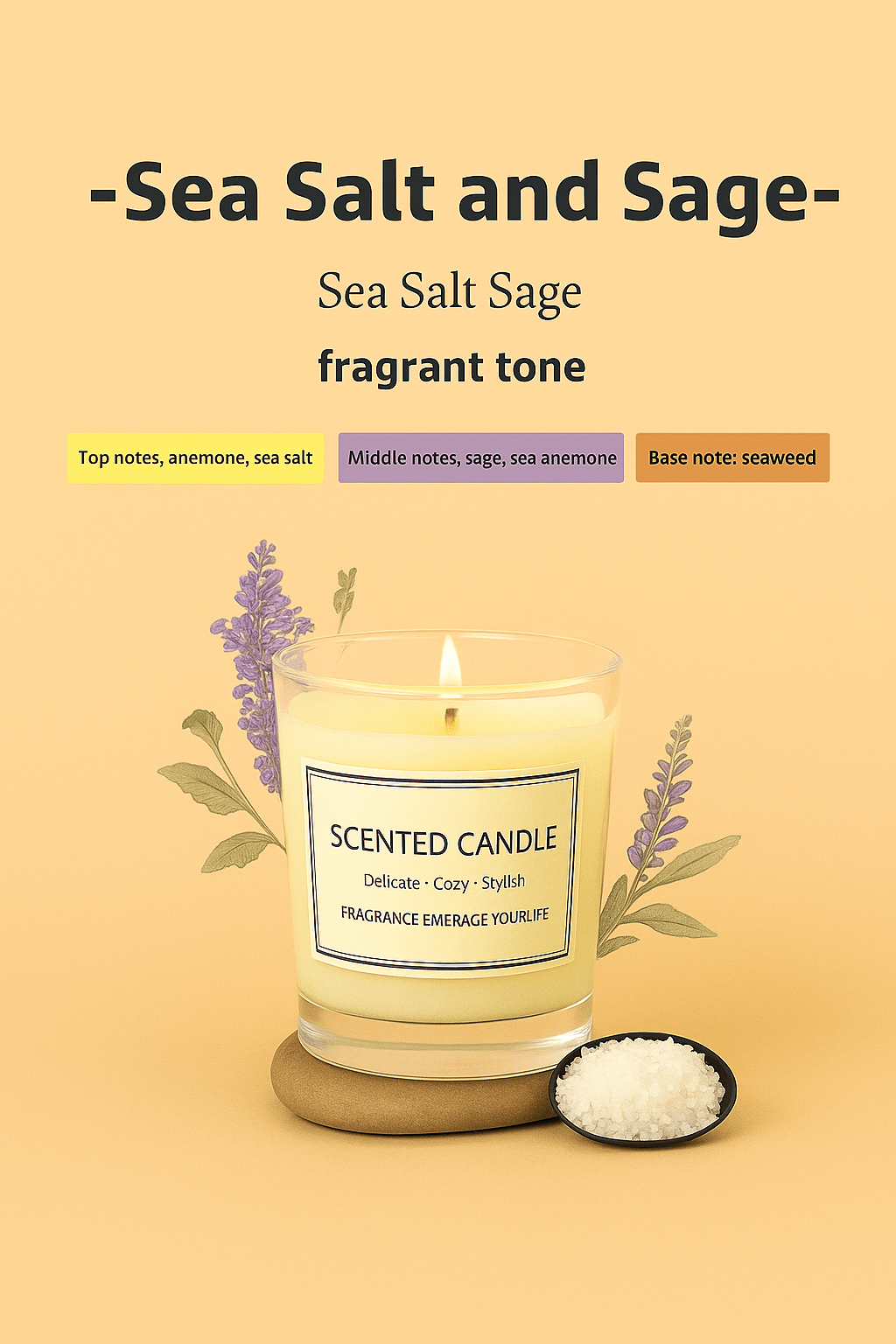 Luxury Scented Candle for Home & Spa - Arvique