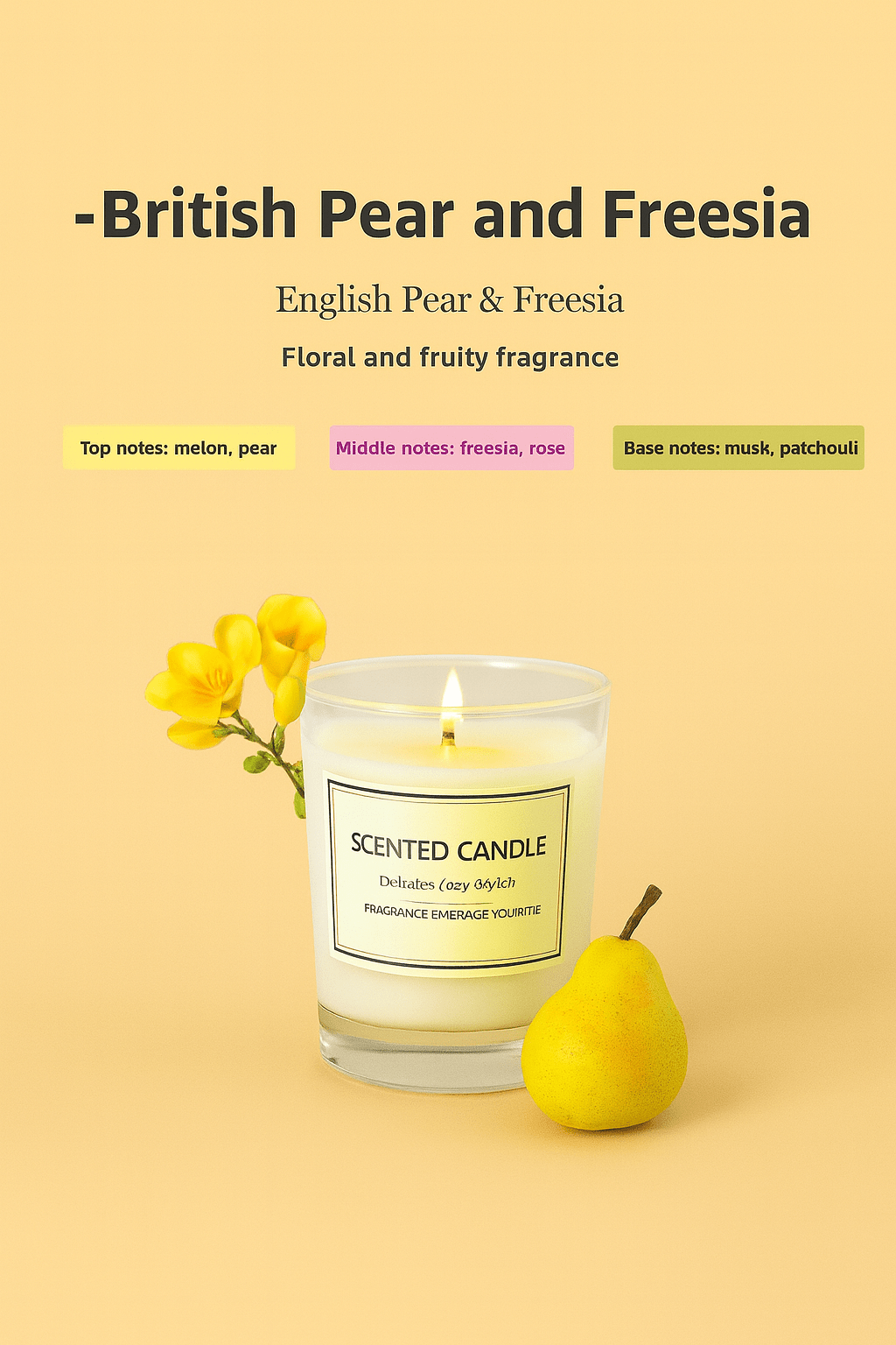 Luxury Scented Candle for Home & Spa - Arvique